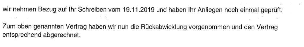 Rücknahme Verwirkungseinwand Skandia Lebensversicherung